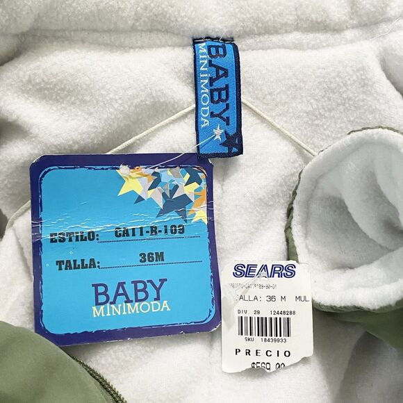 Vintage Baby MiniModa Snowsuit Removable Booties Size 36 Months= 3T Toddler - Picture 13 of 16